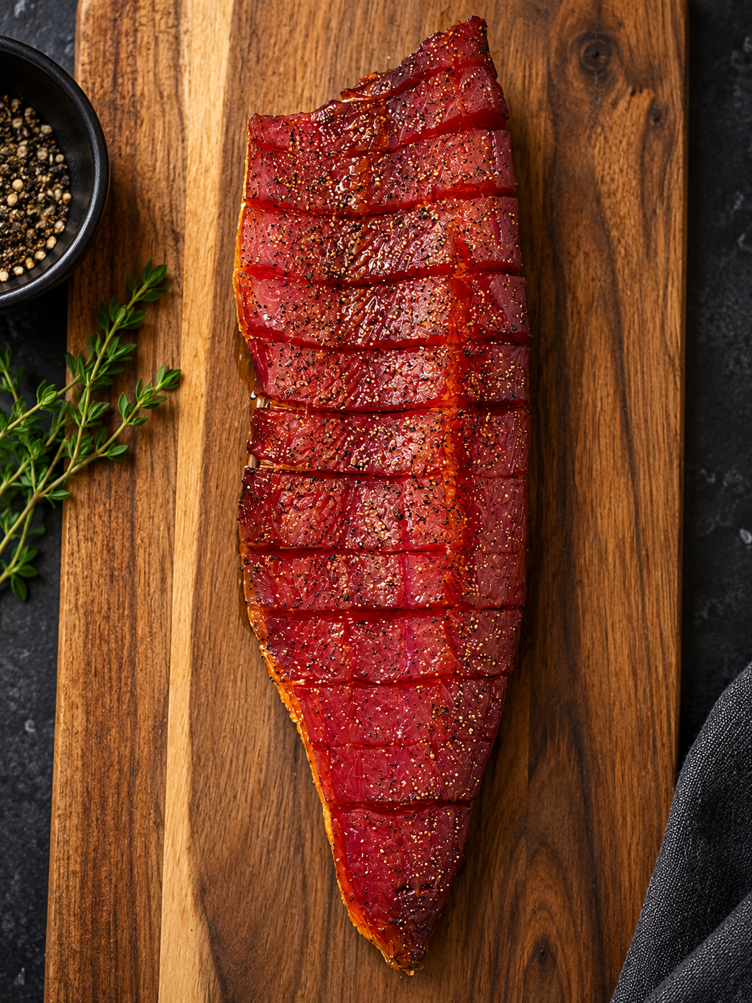 Peppered wild sockeye whole fillet
